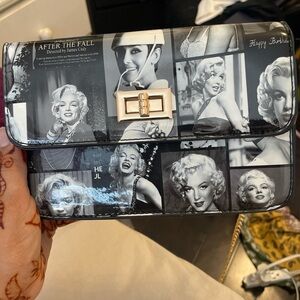 Black and White Graphic Clutch